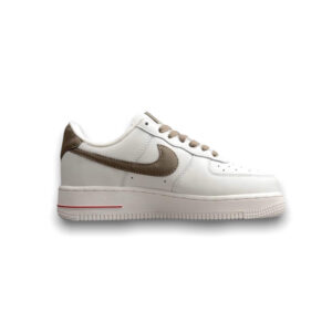 Giày AF1 Trắng Nâu - Nike Air Force 1 White Brown Rep 1:1
