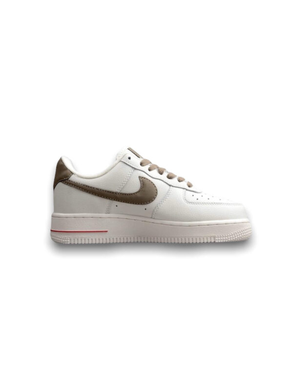 Giay AF1 Trang Nau Nike Air Force 1 White Brown Rep 11