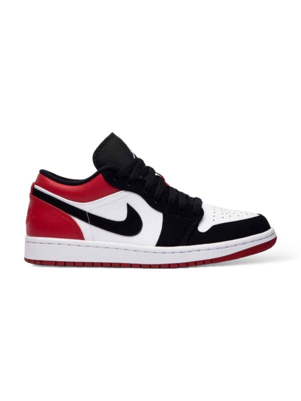 Giay Nike Air Jordan 1 Low Black Toe Do Den 553558 116