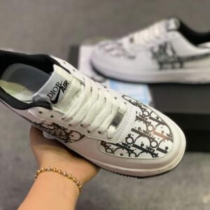 Giay nike air force 1 dior rep de den
