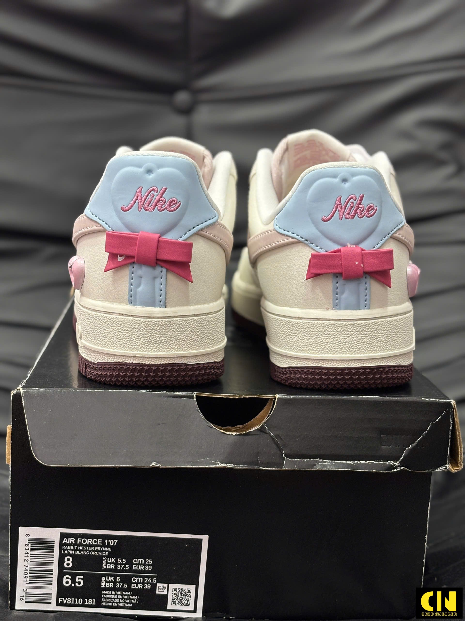 Giày Af1 Valentine 2026 White Pink Blue Giày AF1 Valentine 2026 White Pink Blue