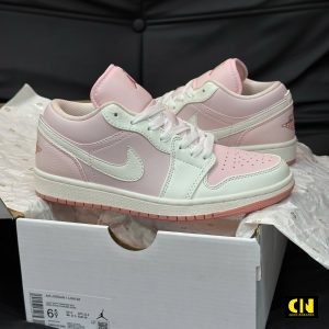 Giay Jd1 Co Thap Pinka Trang Hong Pastel Giày JD1 Cổ Thấp Pinka Trắng Hồng Pastel