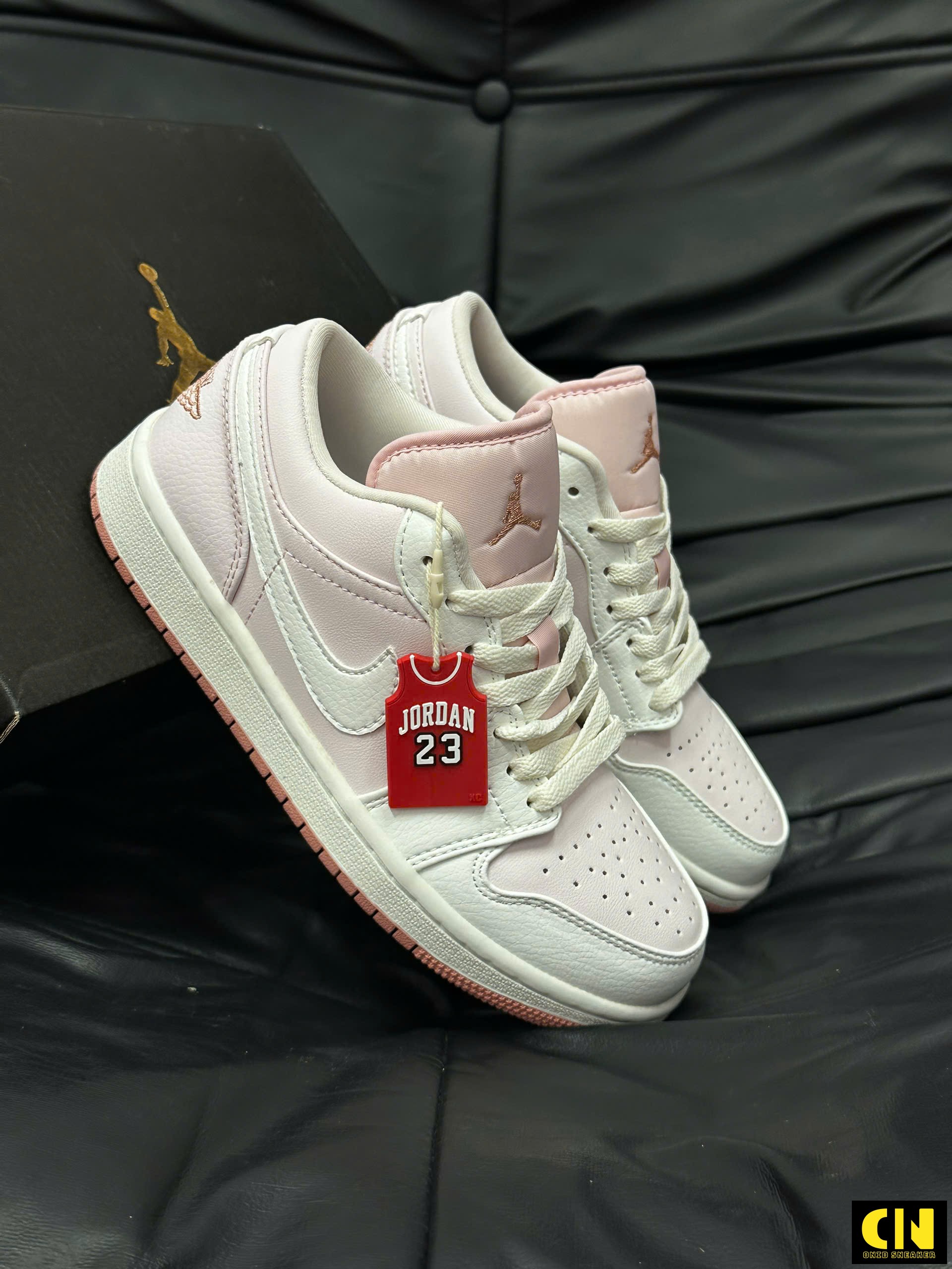 Giày Jd1 Cổ Thấp Pinka White Pink Giày JD1 Cổ Thấp Pinka White Pink