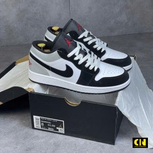 Giay Jd1 Phan Quang Silver Metallic Trang Xam Do Giày JD1 Phản Quang Silver Metallic Trắng xám Đỏ