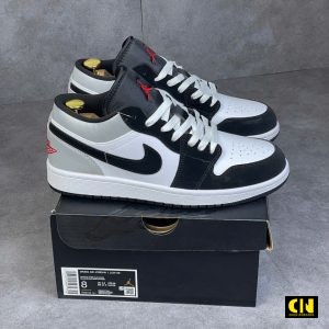 Giay Jd1 Phan Quang Silver Metallic White Fire Red Cao Cap Giày JD1 Phản Quang Silver Metallic White Fire Red Cao Cấp