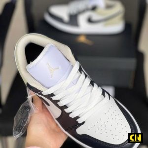 Giay Jd1 Rattan Off Noir Trang Den Be High Quality Giày JD1 Rattan Off-Noir Trắng Đen Be High Quality