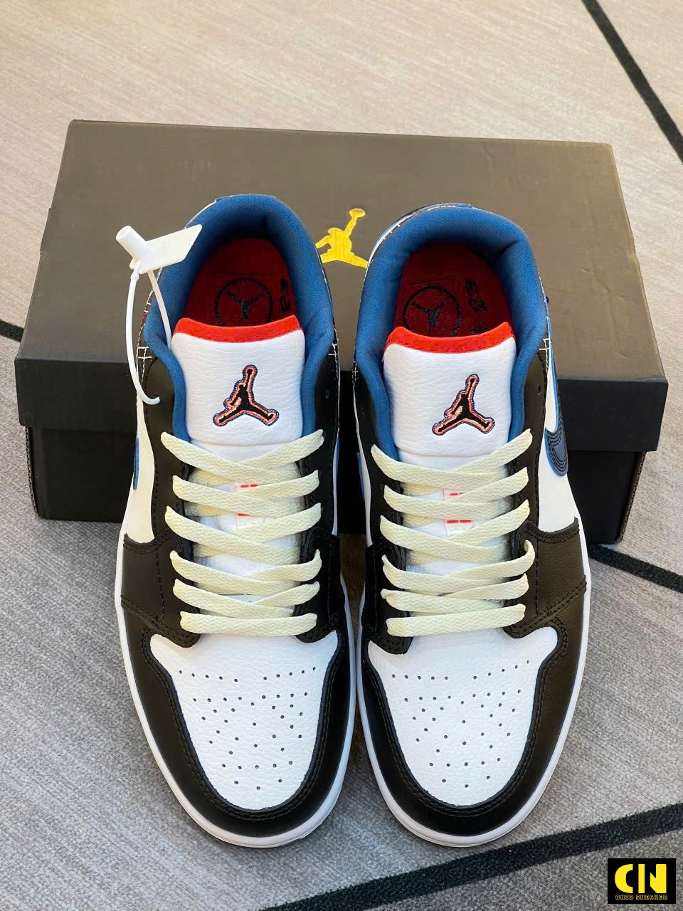 Giày Jordan 1 Blue Black Red Sashiko Giày Jordan 1 Blue Black Red Sashiko