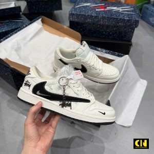 Giay Jordan Jd1 Low Travis Scott Stussy Cao Cap Giày Jordan JD1 Low Travis Scott Stussy Cao Cấp