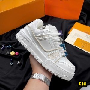 Giay Lv Trainer Maxi White Cream Trang Kem Giày LV Trainer Maxi White Cream Trắng Kem