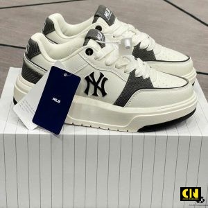 Giay Mlb Chunky Liner Denim Pocket Black Grey White Giày MLB Chunky Liner Denim Pocket Black Grey White