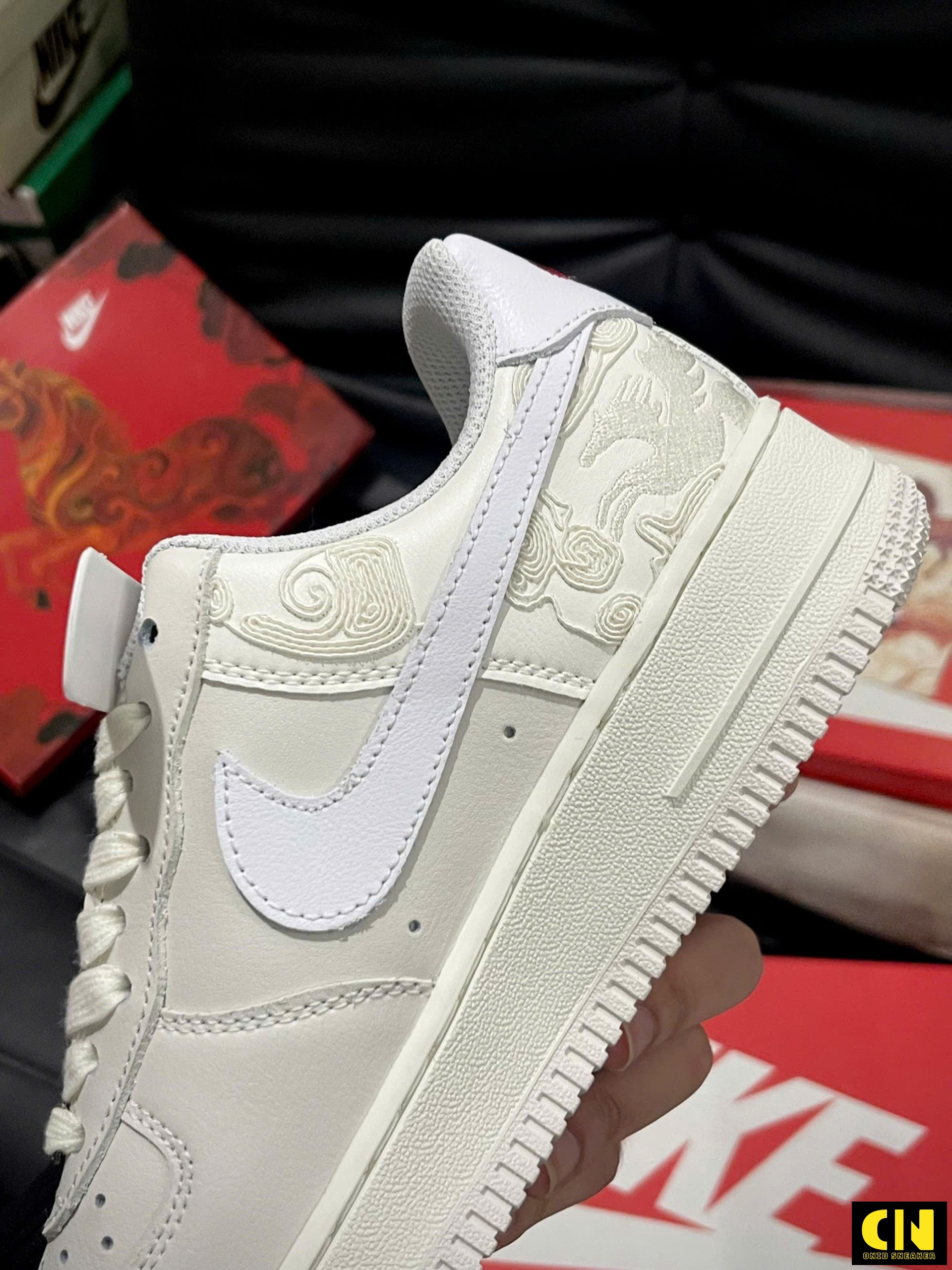 Giày Nike Af1 Pegasus Pack Màu Trắng Ngà Phantom Embroidered Giày Nike AF1 Pegasus Pack Màu Trắng Ngà Phantom Embroidered