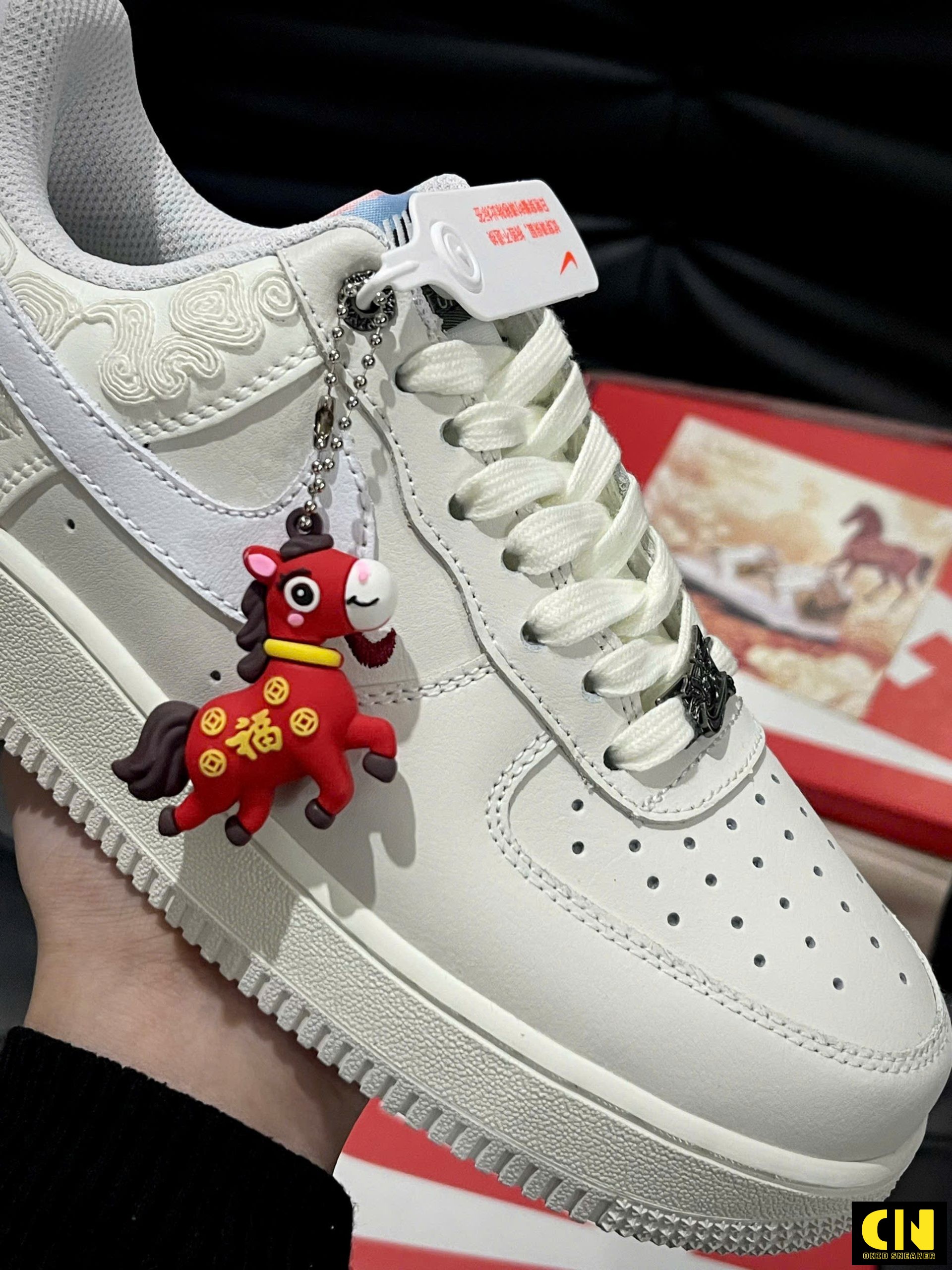 Giày Nike Af1 Pegasus Pack Phantom Trắng Thêu Giày Nike AF1 Pegasus Pack Phantom Trắng Thêu