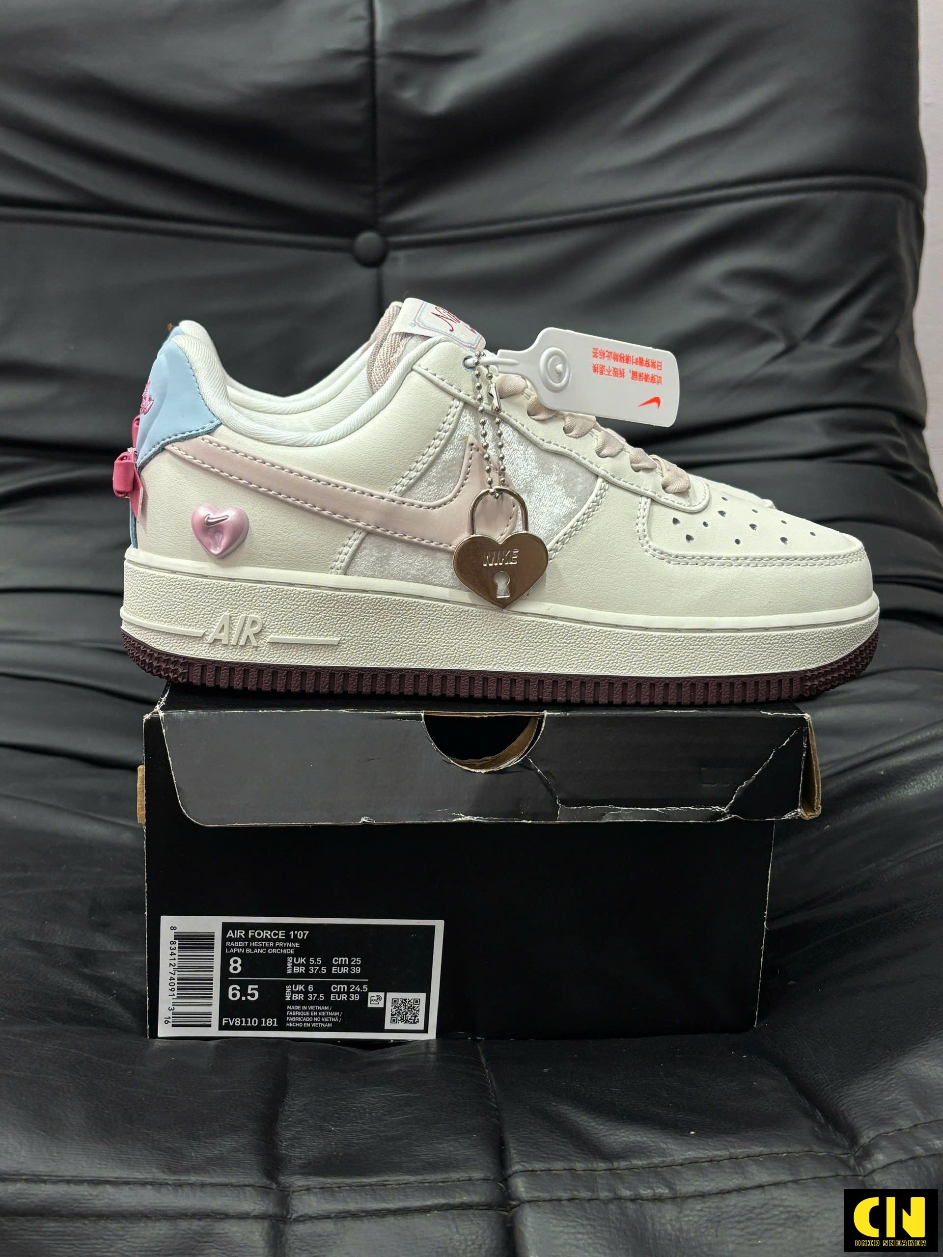 Giày Nike Air Force 1 Valentine Hồng Trắng Xanh Giày Nike Air Force 1 Valentine Hồng Trắng Xanh