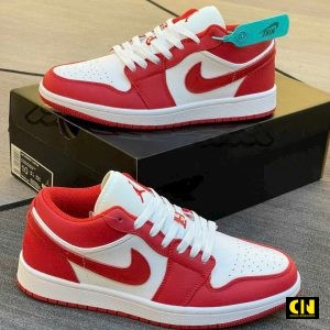 Giay Nike Air Jordan 1 Low Gym Red White Giày Nike Air Jordan 1 Low Gym Red White