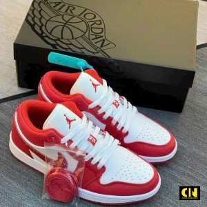 Giay Nike Jordan 1 Low Gym Red White Giày Nike Jordan 1 Low Gym Red White