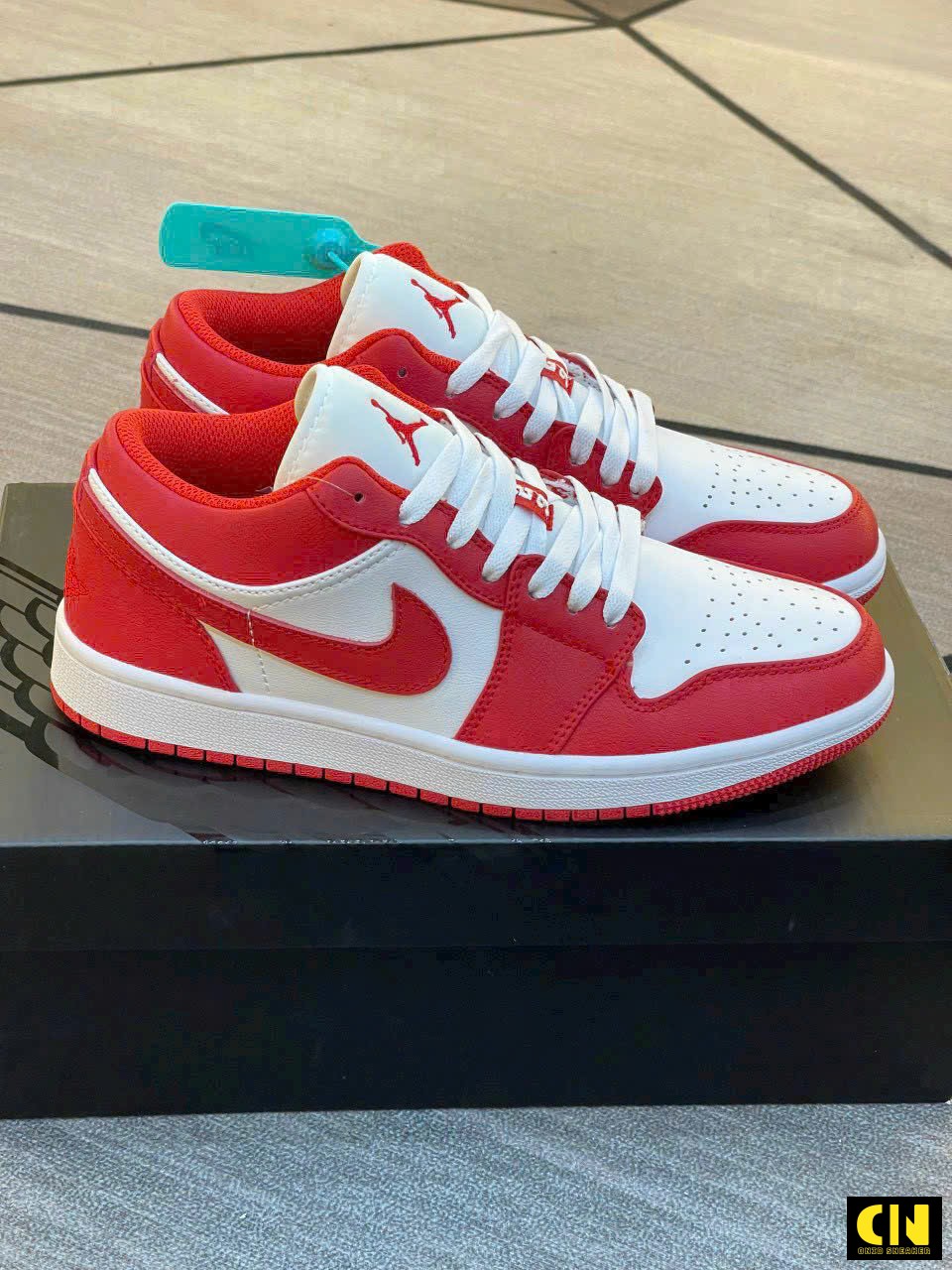 Giày Nike Jordan 1 Low Gym Red White Đỏ Trắng Giày Nike Jordan 1 Low Gym Red White Đỏ Trắng