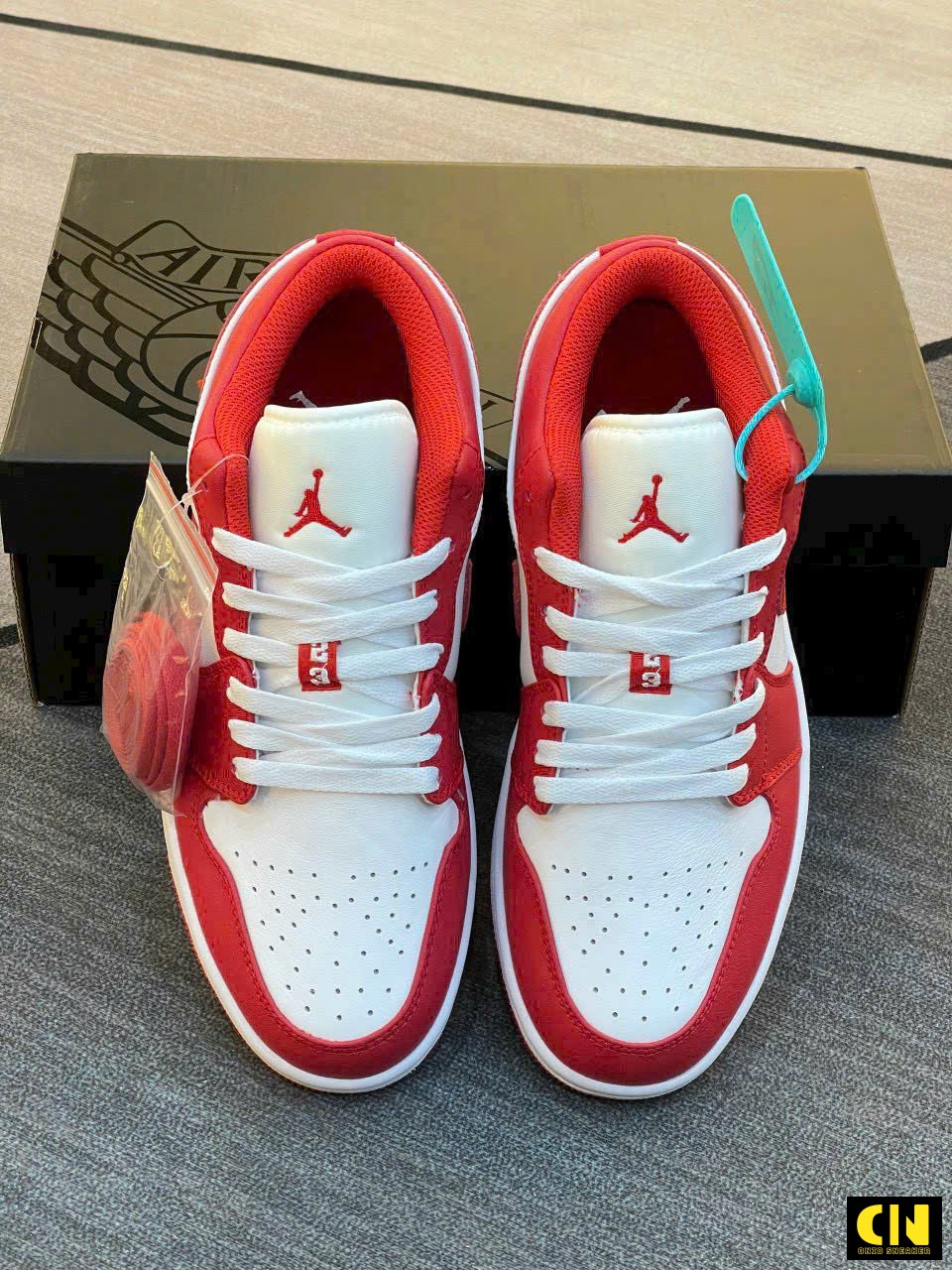 Giày Nike Jordan 1 Low Gym Red White Đỏ Giày Nike Jordan 1 Low Gym Red White Đỏ