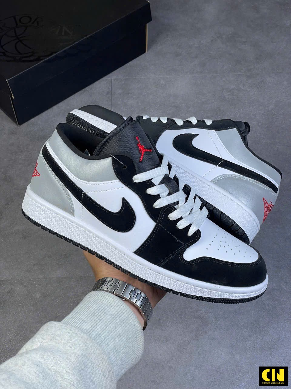Giày Nike Jordan 1 Low Phản Quang Silver Reflective Giày Nike Jordan 1 Low Phản Quang Silver Reflective