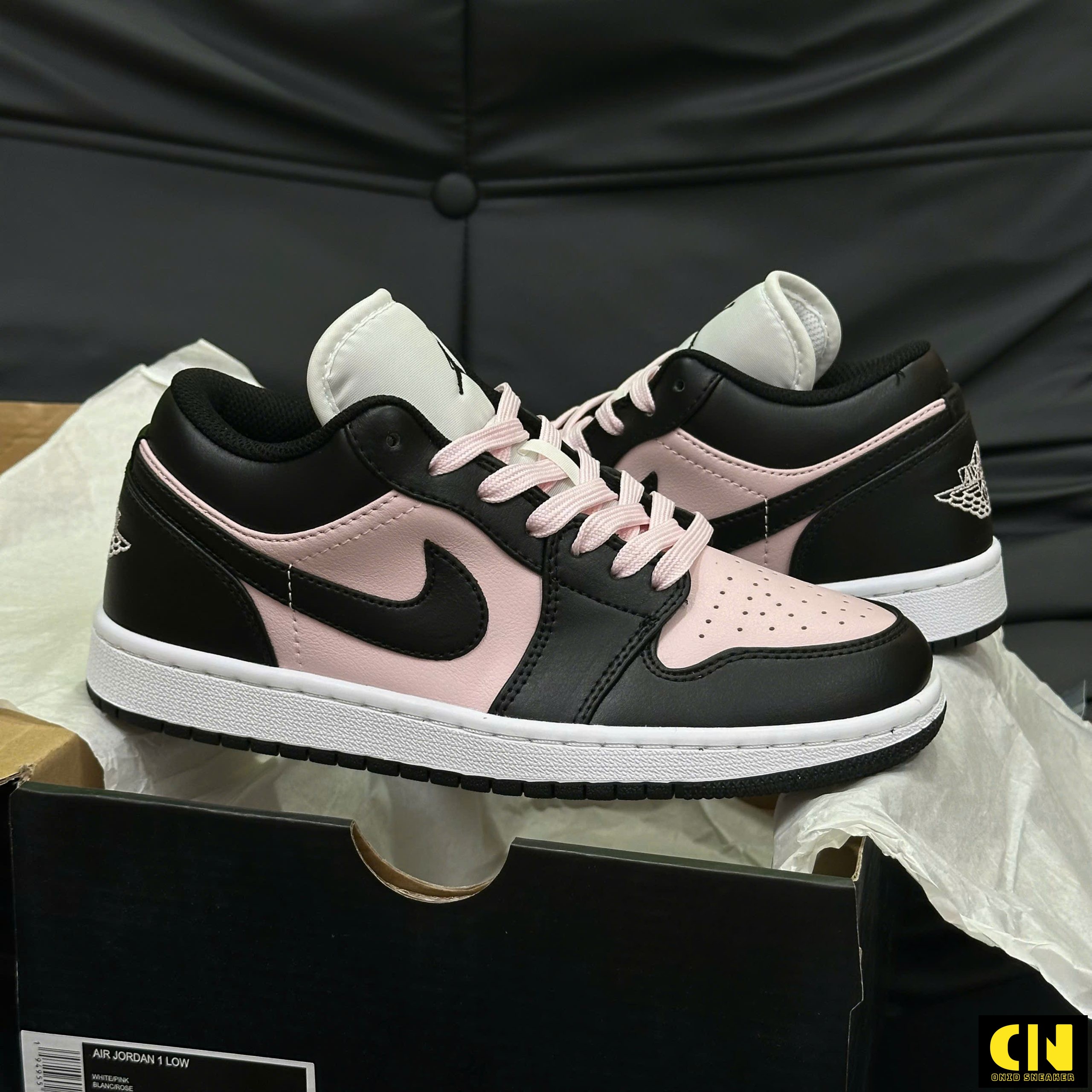 Giày Nike Jordan 1 Low Pink Foam Hồng Trắng Giày Nike Jordan 1 Low Pink Foam Hồng Trắng