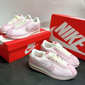 Giay Nu Nike Cortez Pink White Heart Edition Fullbox Xin Giày Nữ Nike Cortez Pink White Heart Edition Fullbox Xịn