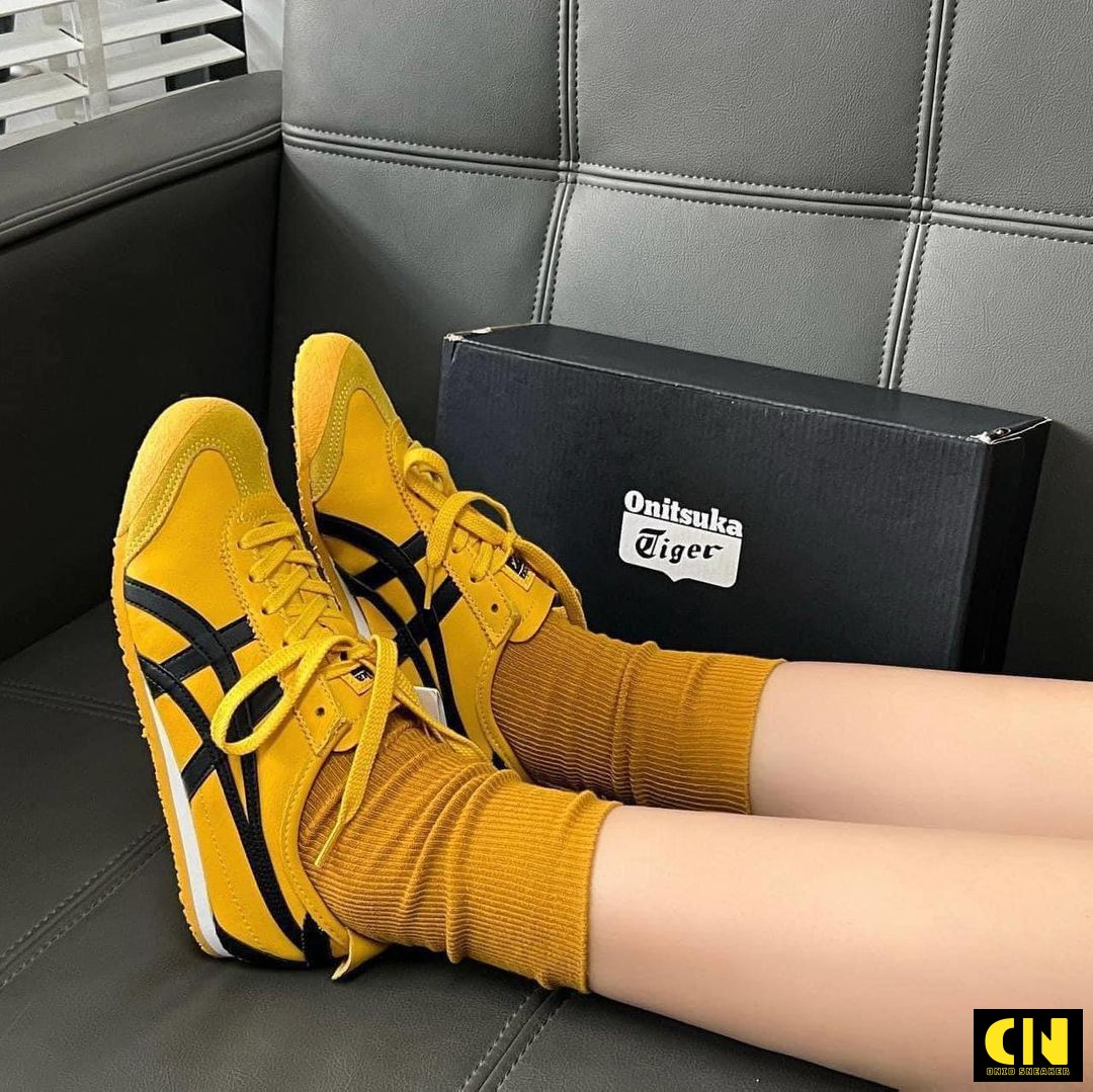 Giày Onitsuka Tiger Mexico 66 Phối Màu Vàng Đen Giày Onitsuka Tiger Mexico 66 Phối Màu Vàng Đen