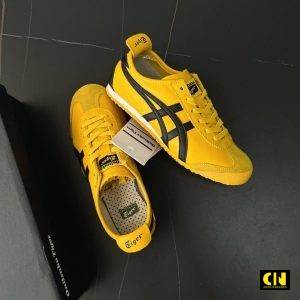 Giay Onitsuka Tiger Mexico 66 Yellow Black Sneakers Giày Onitsuka Tiger Mexico 66 Yellow Black Sneakers