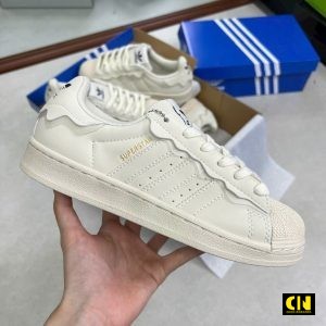 Giay Adidas Originals Superstar Creamy Trang Kem Giày Adidas Originals Superstar Creamy Trắng Kem