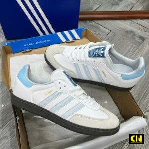 Giay Adidas Samba Og Trang Xanh Da Troi Giày Adidas Samba OG Trắng Xanh Da Trời