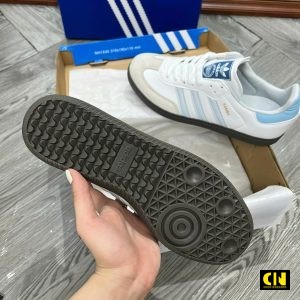 Giay Adidas Samba Og White Clear Sky Trang Xanh Giày Adidas Samba OG White Clear Sky Trắng Xanh