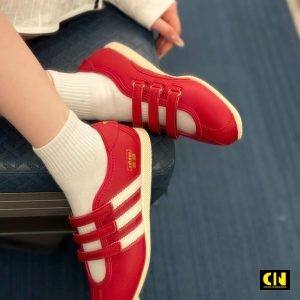 Giay Bup Be Adidas Anfu Mary Jane Mau Do Trang Giày Búp Bê Adidas ANFU Mary Jane Màu Đỏ Trắng