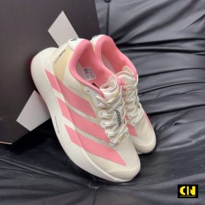 Giay Chay Adizero Evo Sl Cream Pink Like Auth Giày Chạy Adizero Evo SL Cream Pink Like Auth