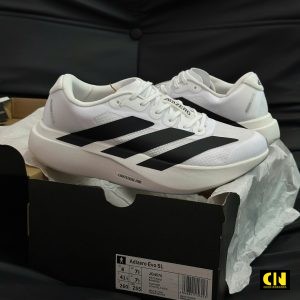 Giay Chay Adizero Evo Sl White Black Like Auth Giày Chạy Adizero Evo SL White Black Like Auth