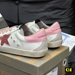 Giay Ggdb Superstar Pink Star Giày GGDB Superstar Pink Star