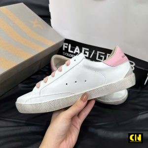 Giay Ggdb Superstar Pink Star Trang Hong Giày GGDB Superstar Pink Star Hồng