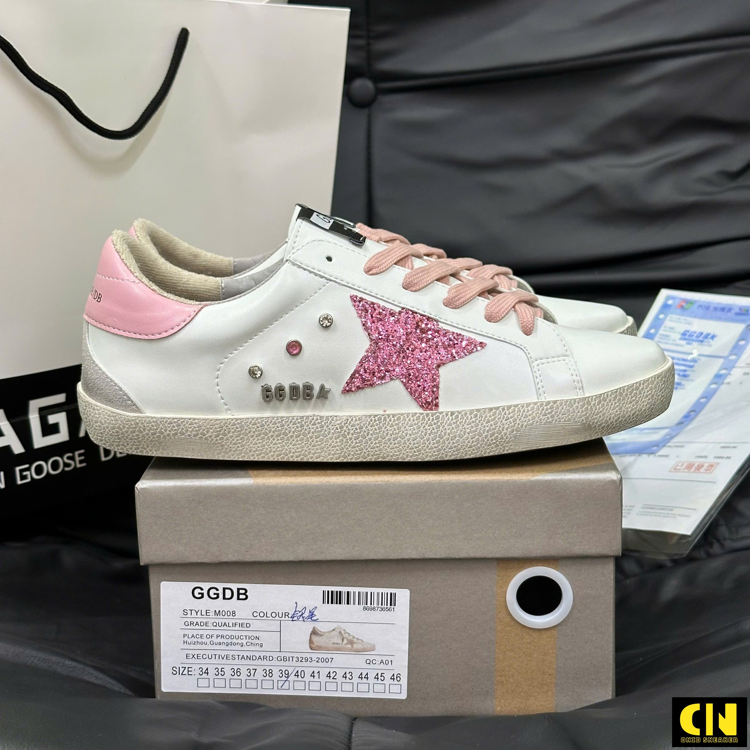 Giày Golden Goose Superstar Pink Star Giày Golden Goose Superstar Pink Star
