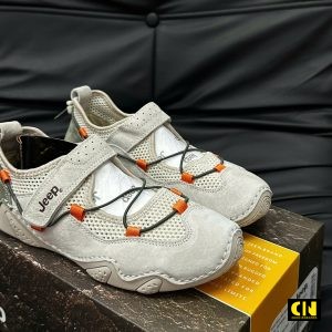 Giay Jeep Cushioned Mau Xam Xanh Cam Chong Tron Truot Giày Jeep Cushioned Màu Xám Xanh Cam Chống Trơn Trượt