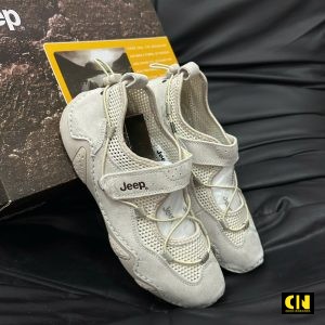 Giay Jeep Outdoor Co Thap Mau Xam Chong Tron Truot Giày Jeep Outdoor Cổ Thấp Màu Xám Chống Trơn Trượt