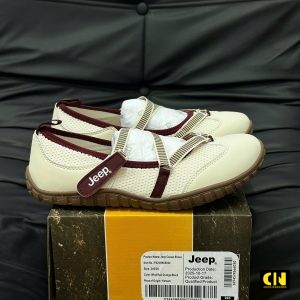 Giay Jeep Outdoor Low Top Begie Red Giày Jeep Outdoor Low Top Begie Red