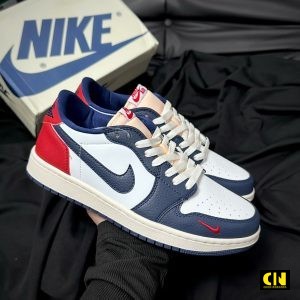 Giay Jordan 1 Jd1 Og Howard University Navy Red Co Thap Giày Jordan 1 JD1 OG Howard University Navy Red Cổ Thấp