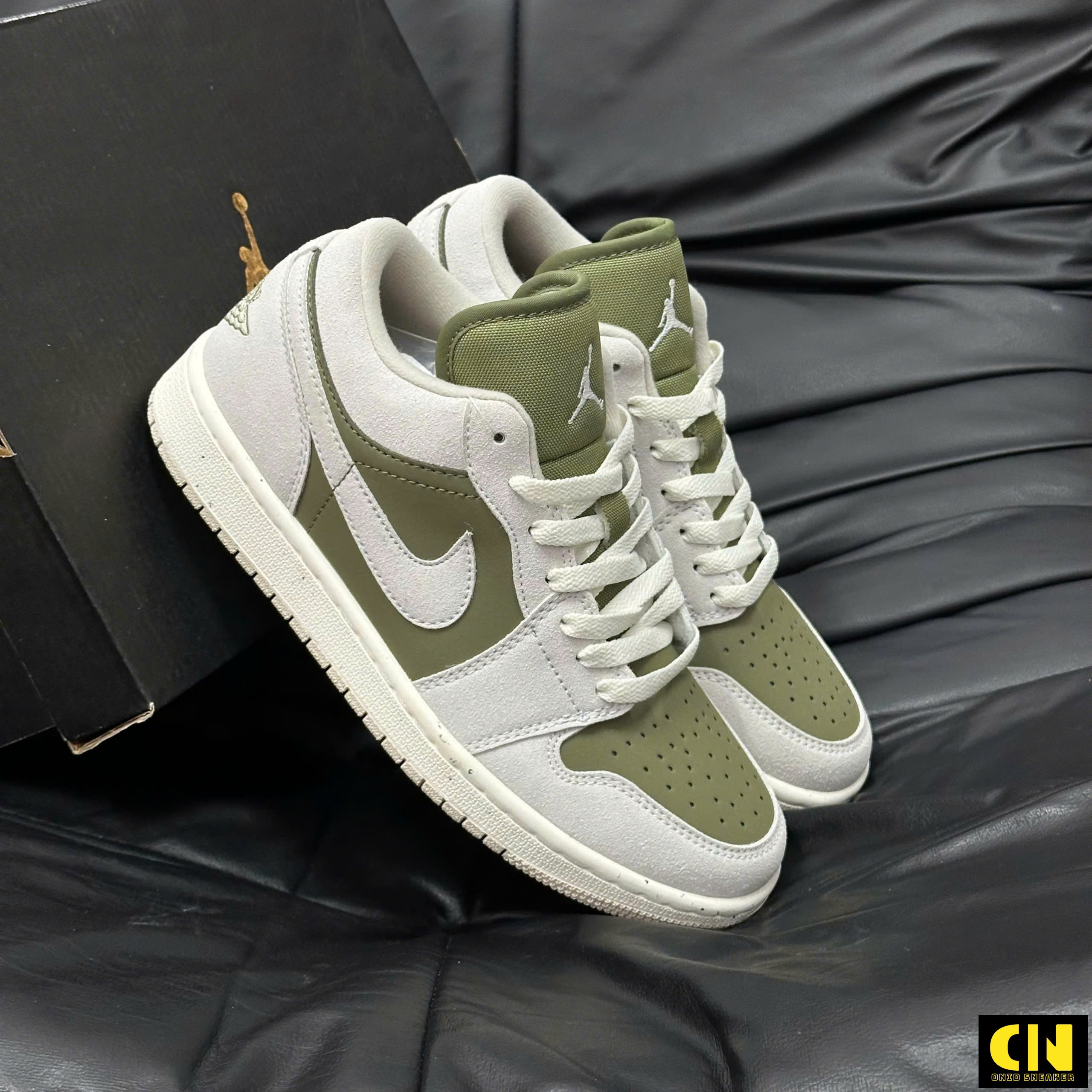 Giày Jordan 1 Low Se Medium Olive Giày Jordan 1 Low SE Medium Olive
