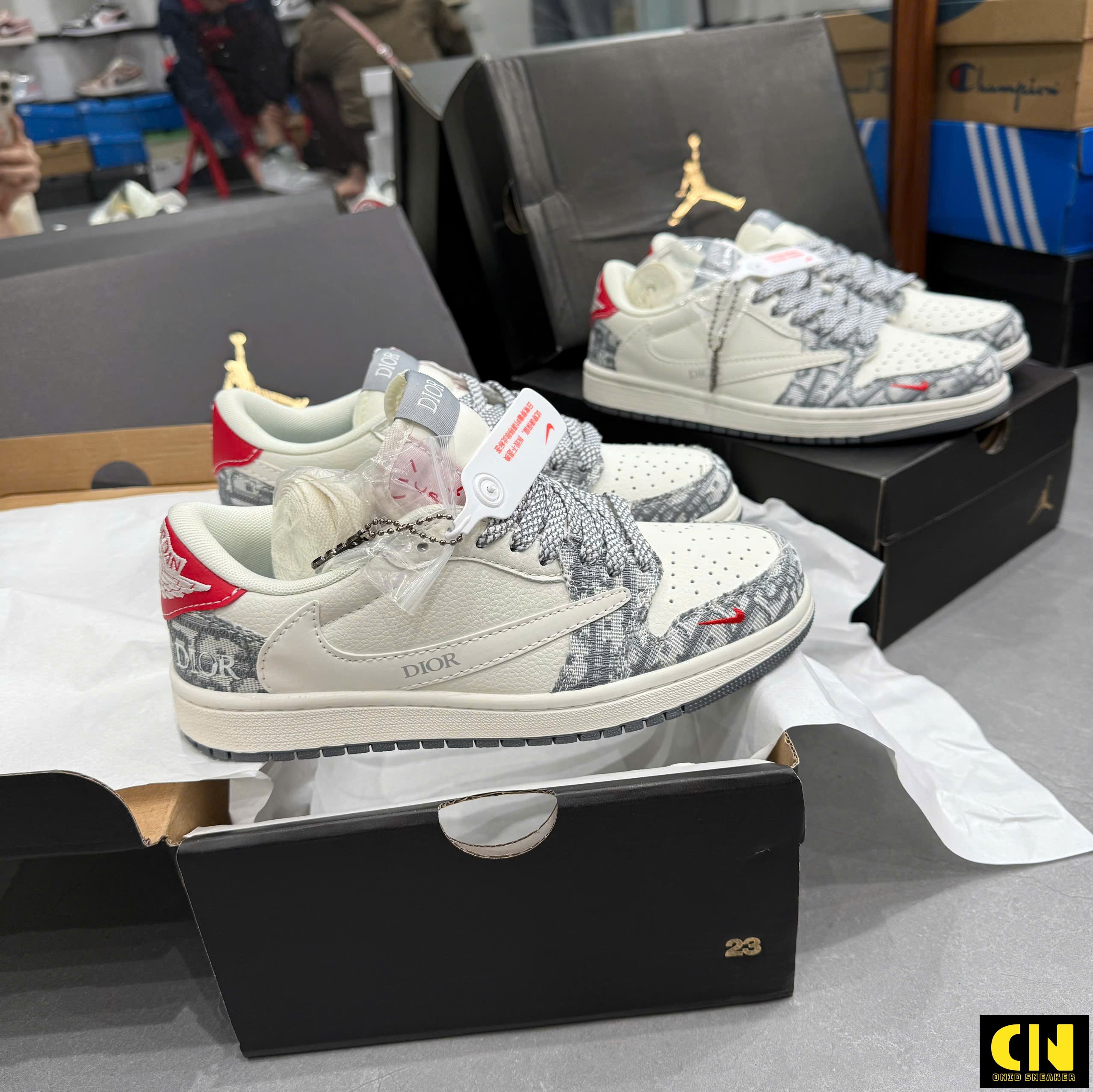 Giày Jordan 1 Low Travis Scott Dior Like Auth Giày Jordan 1 Low Travis Scott Dior Like Auth