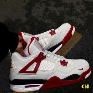 Giay Jordan 4 Brick After Brick Trang Do Giày Jordan 4 Brick After Brick Trắng Đỏ