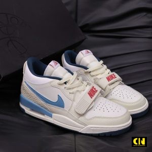Giay Jordan Legacy 312 Low Jumpman White Blue Giày Jordan Legacy 312 Low Jumpman White Blue