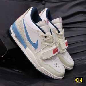 Giay Jordan Legacy 312 Low White Blue Giày Jordan Legacy 312 Low White Blue