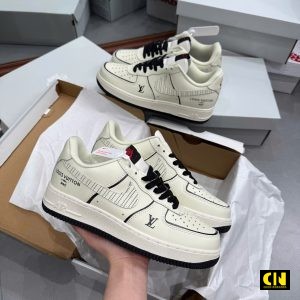 Giay Nike Af1 Lv Beige Black Trang Kem Den Giày Nike AF1 LV Beige Black Trắng Kem Đen