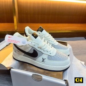 Giay Nike Af1 Lv Louis Vuitton Brown Cream Giày Nike AF1 LV Louis Vuitton Brown Cream