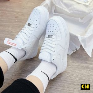 Giay Nike Af1 Low 07 Fresh White All White Cao Cap Giày Nike AF1 Low 07 Fresh White All White Cao Cấp