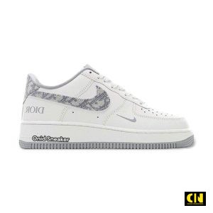 Giay Nike Air Force 1 07 Low Dior White Gray Dr6239 836 Giày Nike Air Force 1 07 Low Dior White Gray DR6239-836