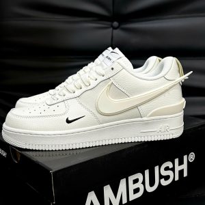 Giay Nike Air Force 1 Ambush Trang Giày Nike Air Force 1 Ambush Trắng