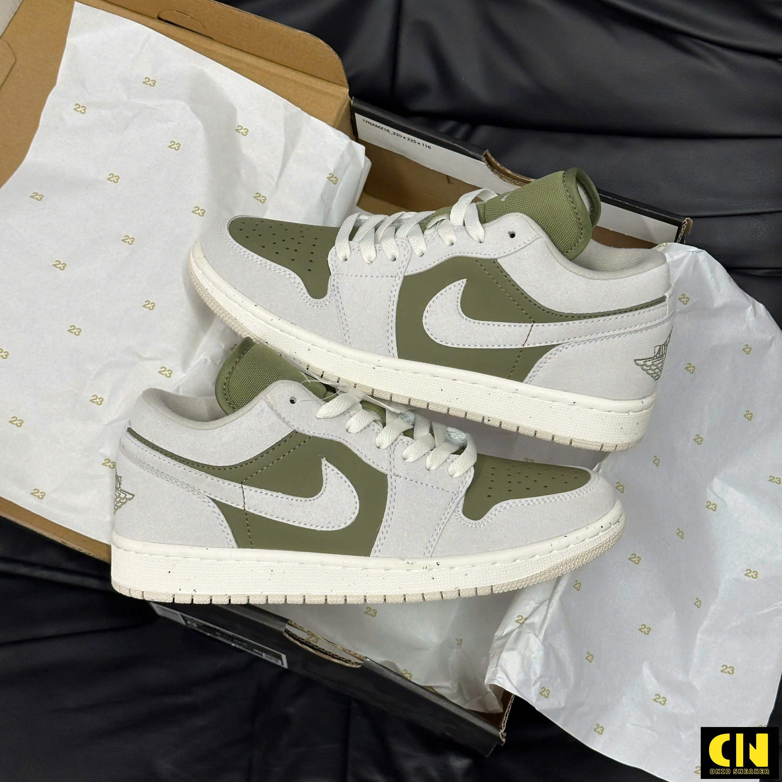 Giày Nike Air Jordan 1 Low Se Medium Olive Sail Giày Nike Air Jordan 1 Low SE Medium Olive Sail